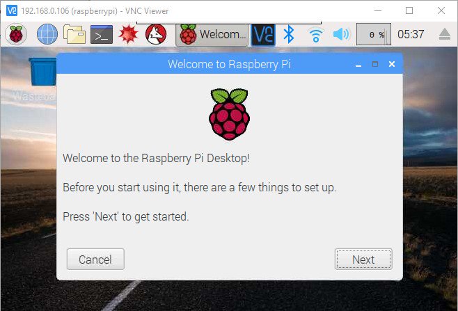 Remote Raspberry Pi VNC