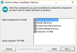 Arduino IDE Installation Options