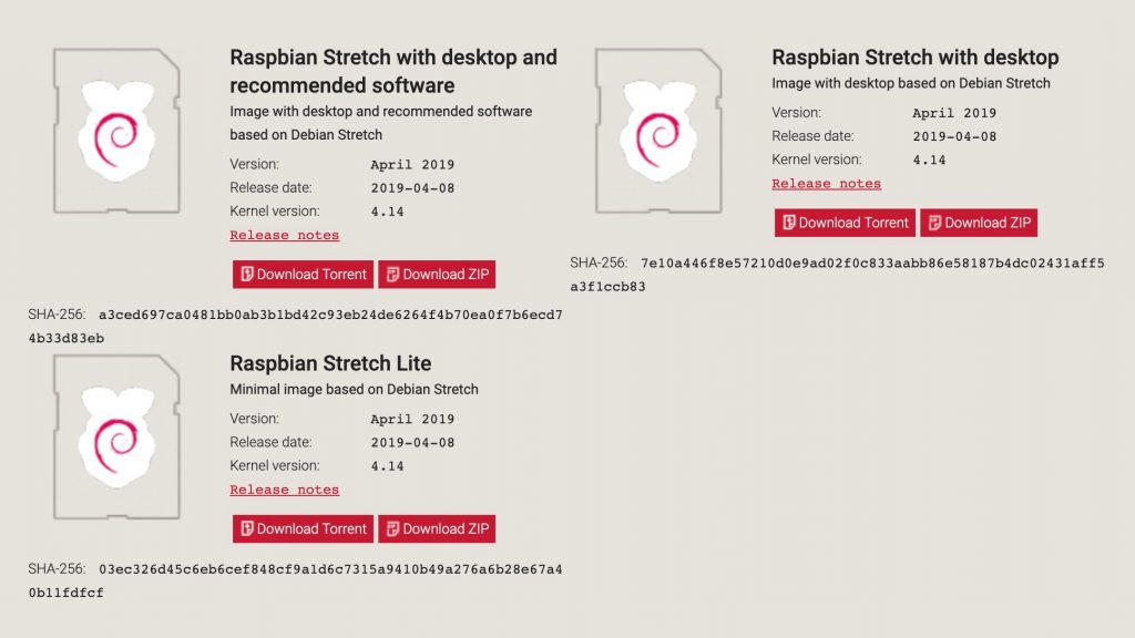 Muat Turun Raspbian